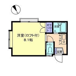 信開セルーラ大町の物件間取画像